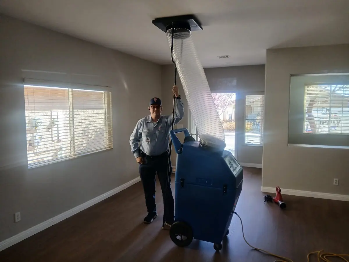 Professional Dryer Vent Cleaning work inside a Hollis home